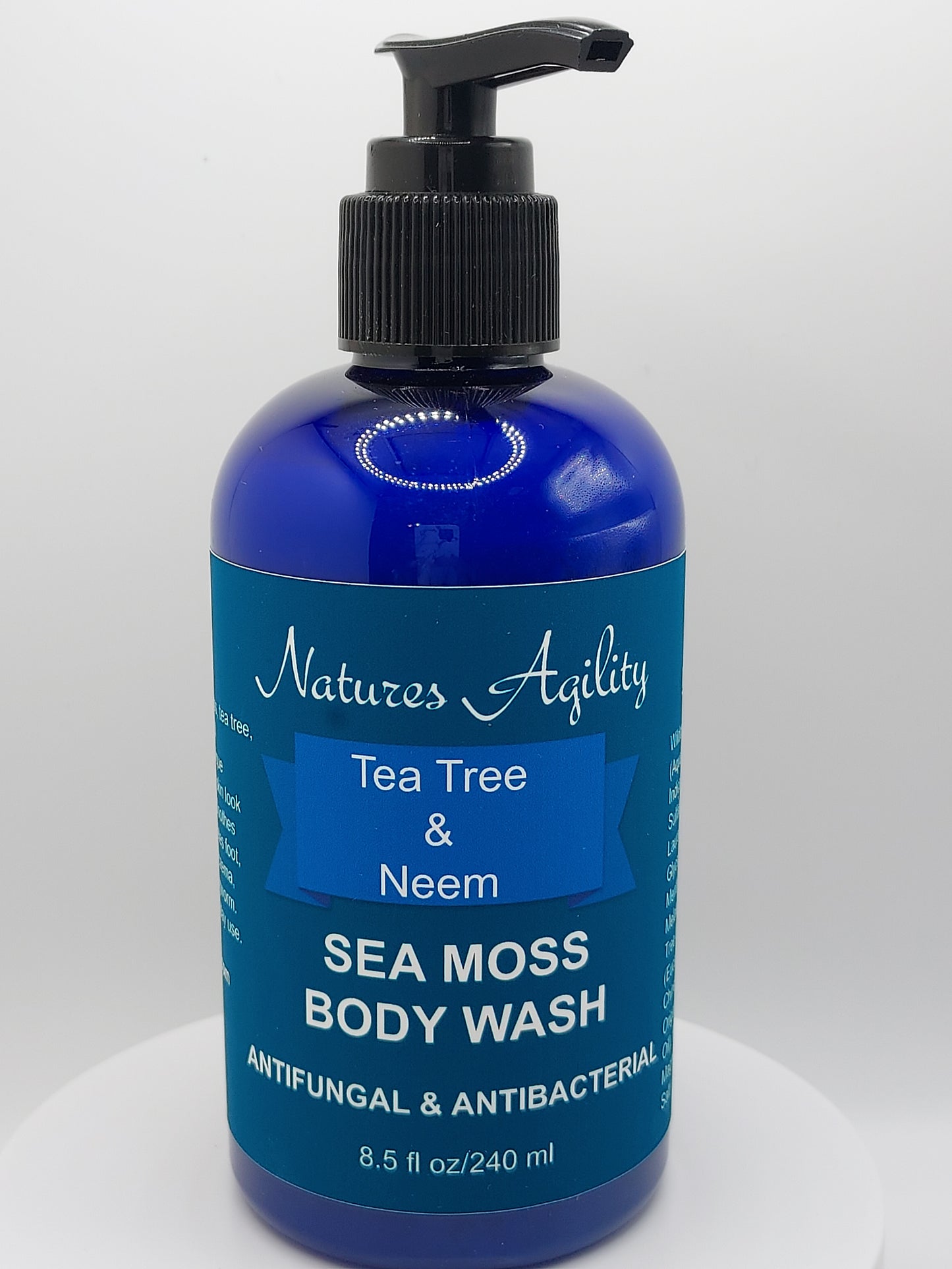 Natures Agility Tea Tree & Neem Sea Moss Body Wash Antifungal & Antibacterial