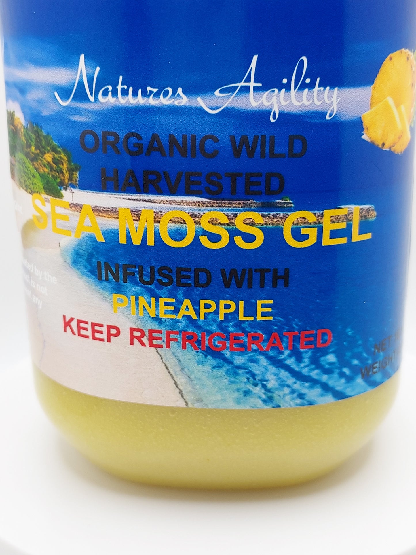 Sea Moss Gel Real Organic Fruit Flavors