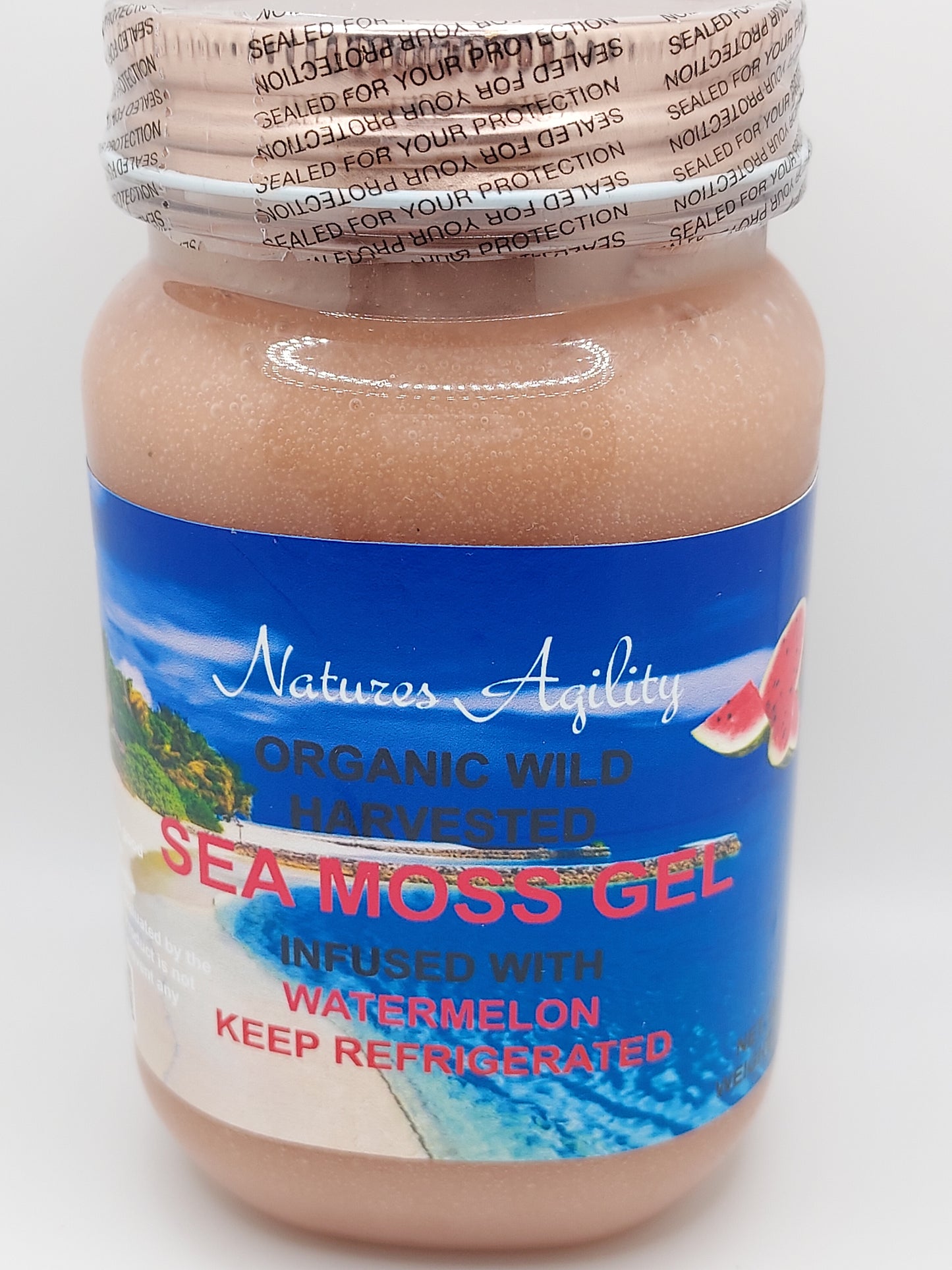 Sea Moss Gel Real Organic Fruit Flavors