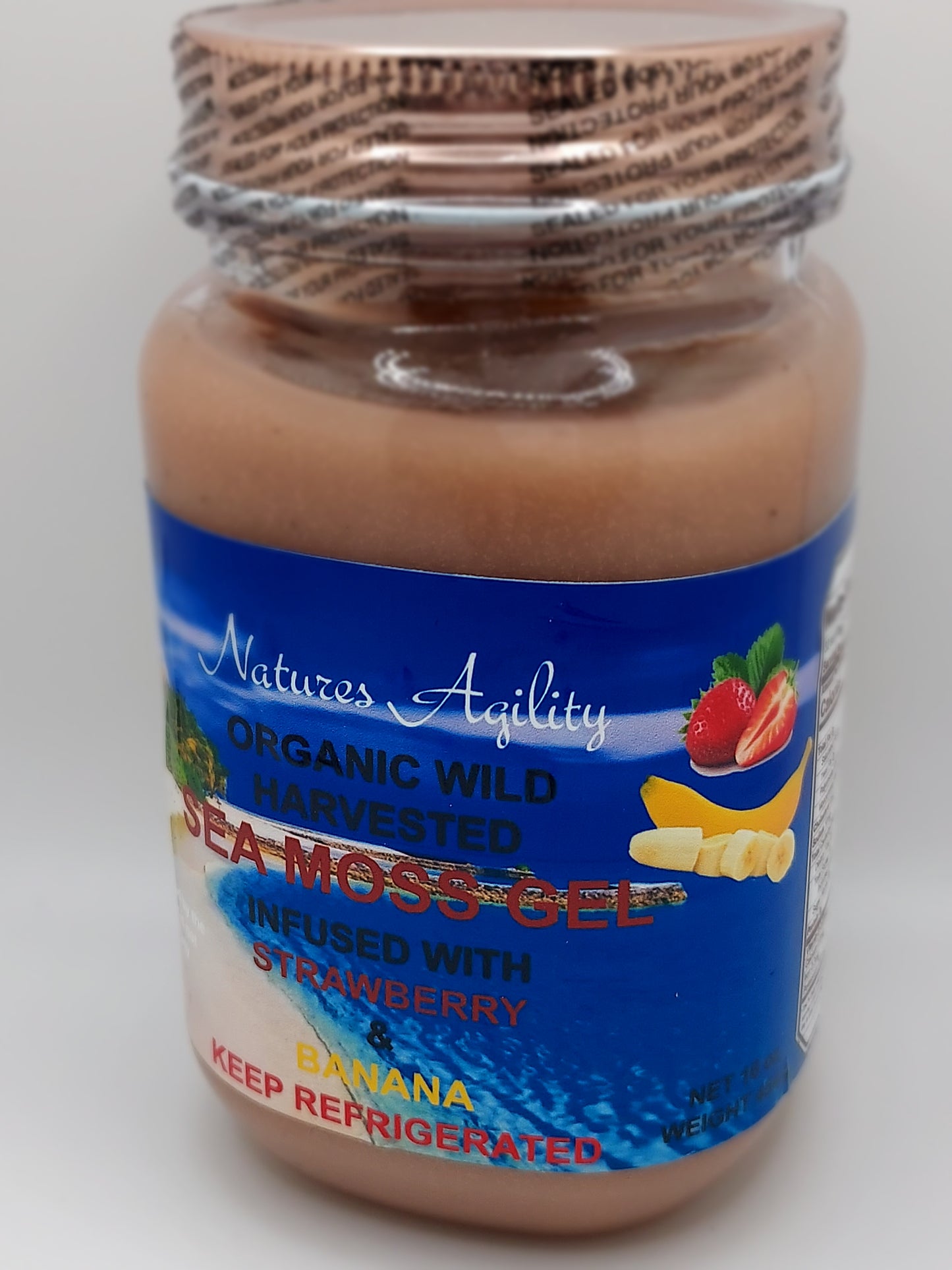 Sea Moss Gel Real Organic Fruit Flavors