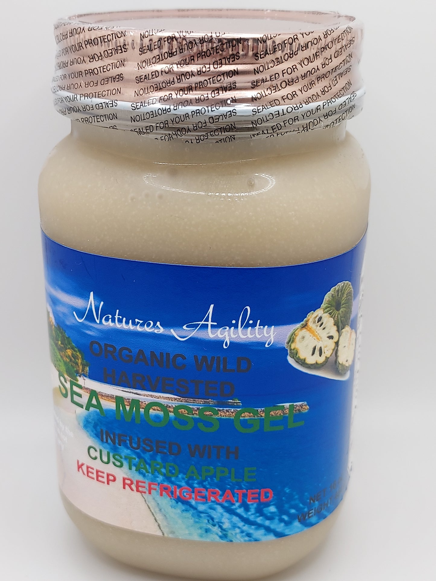 Sea Moss Gel Real Organic Fruit Flavors